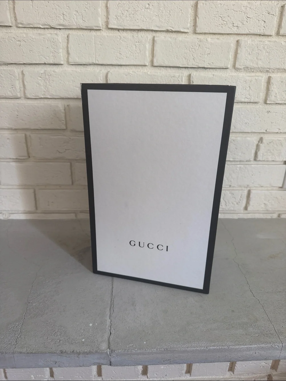 Gucci Black and White Logo Panel Accent